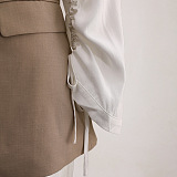 SUPER WHOLESALE | Contrast Color Patchwork Blazer