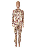SUPER WHOLESALE | Hooded Cardigan Leopard Print Long Pants Set