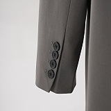 SUPER WHOLESALE |Single-Breasted Long Oversized Blazer