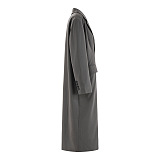 SUPER WHOLESALE |Single-Breasted Long Oversized Blazer