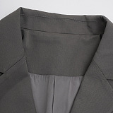 SUPER WHOLESALE |Single-Breasted Long Oversized Blazer