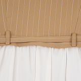 SUPER WHOLESALE | Double-Breasted Waist-Cinching Skirt