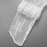 SUPER WHOLESALE | Lace Spin Trim Over-the-Knee Socks
