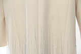 SUPER WHOLESALE | Fringe-Decorated Long Trench Coat