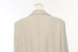 SUPER WHOLESALE | Fringe-Decorated Long Trench Coat