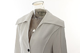 SUPER WHOLESALE | Navy Collar Tie-Waist Loose Blazer