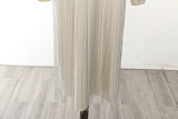 SUPER WHOLESALE | Fringe-Decorated Long Trench Coat