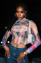 SUPER WHOLESALE | Printed Crop Top