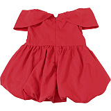 SUPER WHOLESALE | Solid Color Puff Sleeve Short Dress