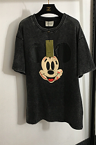 SUPER WHOLESALE |  Oversize Mice Printed T-shirt Top