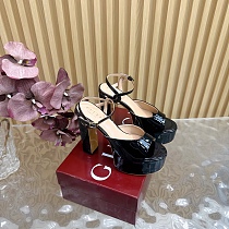 SUPER WHOLESALE | Women's platform sandal in Rosso Ancora leather