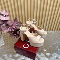 Copy SUPER WHOLESALE | Women's platform sandal in Rosso Ancora leather