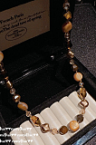 SUPER WHOLESALE | Tiger's Eye And Artificial Pearl Necklace Jewelry Set