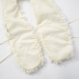 SUPER WHOLESALE | Furry Halter Top