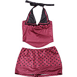 SUPER WHOLESALE | Polka Off-shoulder Dress