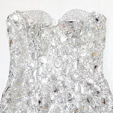 SUPER WHOLESALE | Strapless Bling Bling Mini Dress