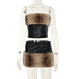 SUPER WHOLESALE | Patchwork Skirt Set