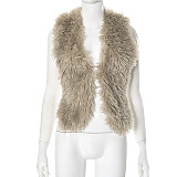 SUPER WHOLESALE | Furry Halter Top