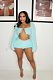 SUPER WHOLESALE | Bustier Long Sleeve Mini Skirt Set