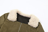 SUPER WHOLESALE | Fur Collar Jacket Set