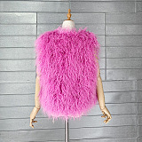 SUPER WHOLESALE | Fur Vest in Pink