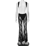 SUPER WHOLESALE | Lace Patchwork Jumpsuit