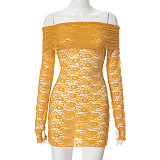 SUPER WHOLESALE |  Strapless Layers Lace Dress