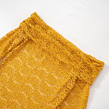 SUPER WHOLESALE |  Strapless Layers Lace Dress
