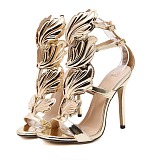 SUPER WHOLESALE | Unique Gold Rave Club   Sandals