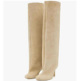 SUPER WHOLESALE | Slip-on Knee-high Boots