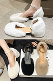 SUPER WHOLESALE | Luxury Manmade Mink Fur Sandals