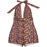 SUPER WHOLESALE |Leopard romper