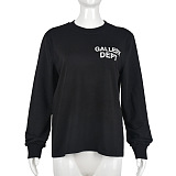 SUPER WHOLESALE |  Printed Sweater(white)