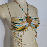 SUPER WHOLESALE |  Bead Bras Top (Preorder)