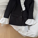 SUPER WHOLESALE | Wave Hem Blazer