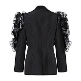 SUPER WHOLESALE | Wave Shoulder Blazer