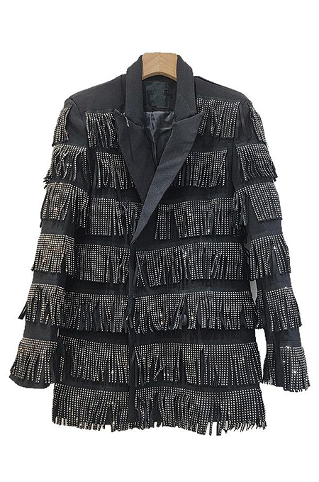 SUPER WHOLESALE | Fringes Blazer