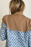 SUPER WHOLESALE | Patchwork Grid Oversize Blazer