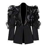SUPER WHOLESALE | Wave Shoulder Blazer