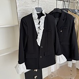 SUPER WHOLESALE | Wave Hem Blazer