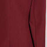 SUPER WHOLESALE | Mesh Flower Blazer Top ( Angora Red)