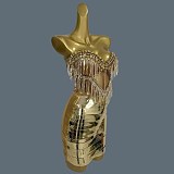 SUPER WHOLESALE |Bejeweled Dress(gold)