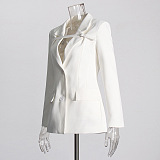SUPER WHOLESALE| Buckle Designed Blazer
