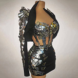 SUPER WHOLESALE | 3-piece Outfit Set(silver)