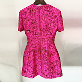 SUPER WHOLESALE | Embroidered Flower Dress with Blazer