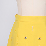 SUPER WHOLESALE | Beaded Fitted Skirt Set