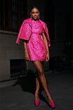 SUPER WHOLESALE | Embroidered Flower Dress with Blazer
