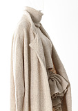SUPER WHOLESALE | Turtle Neck Knitted Set with Coat