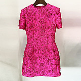 SUPER WHOLESALE | Embroidered Flower Dress with Blazer
