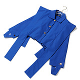 SUPER WHOLESALE | Patchwork Shirt Top
